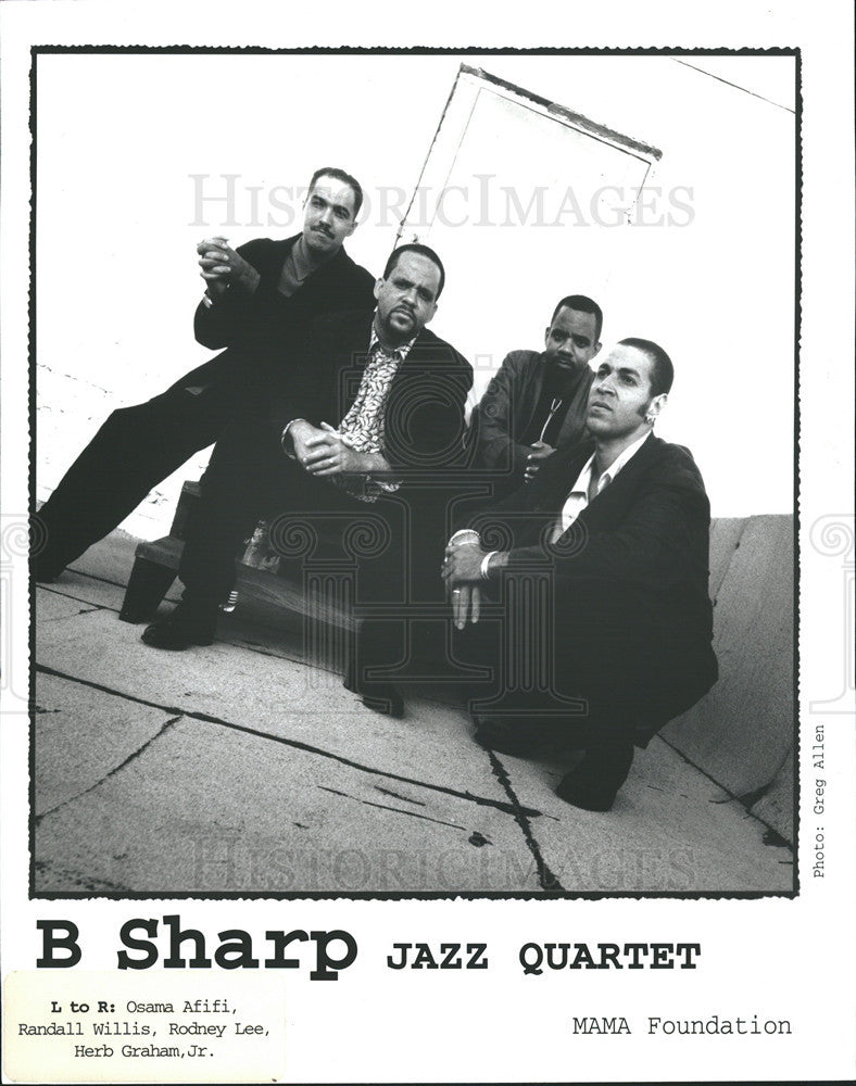 1996 Press Photo B Sharp jazz quartet - Historic Images