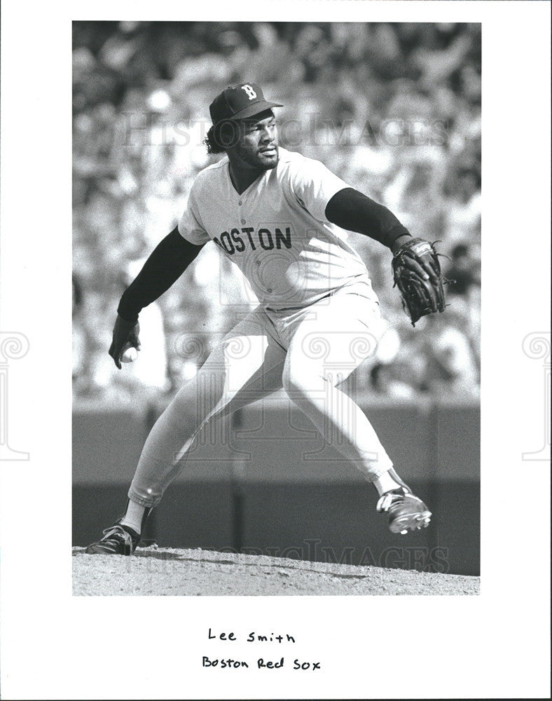 Undated Press Photo Boston Red Sox Lee Smith - Historic Images