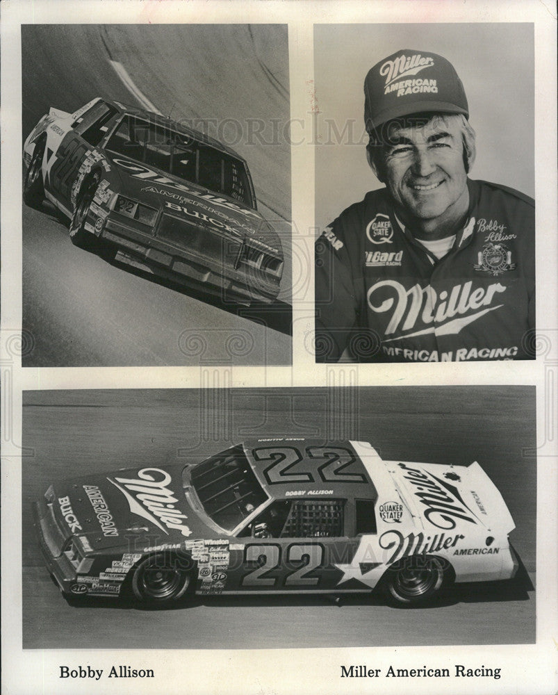 1985 Press Photo Bobby Allison,race car driver - Historic Images