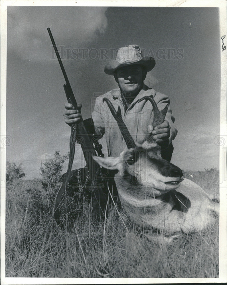 1972 Press Photo george hranchahk hunter - Historic Images