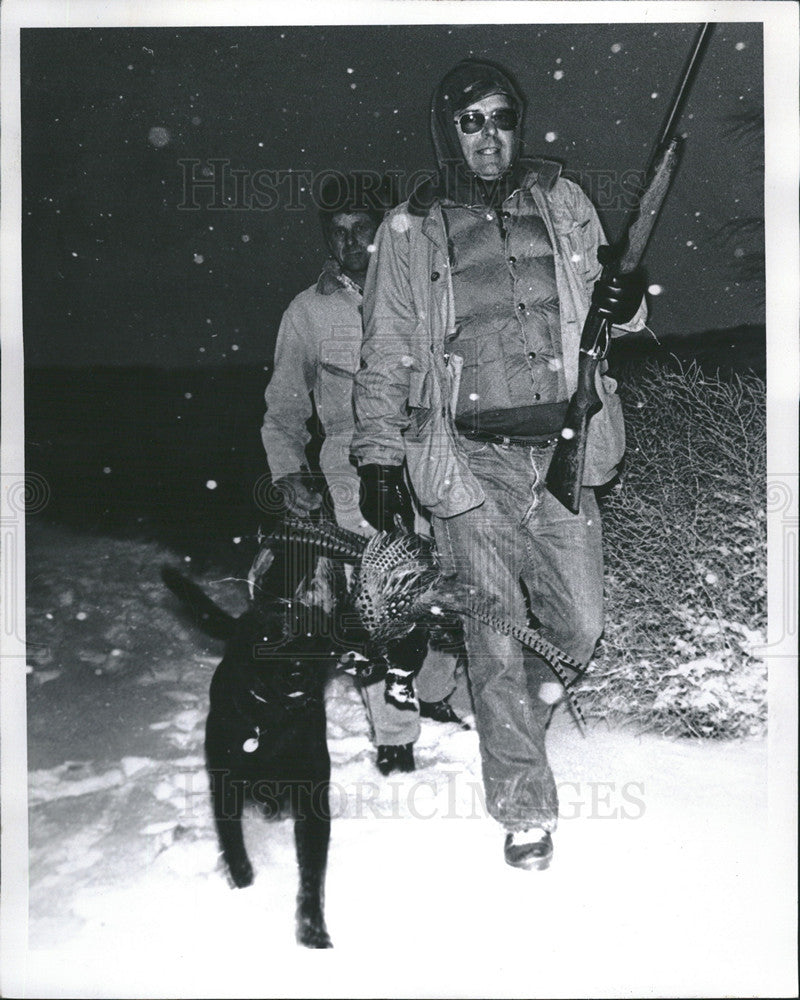 1978 Press Photo Hunting Birds - Historic Images