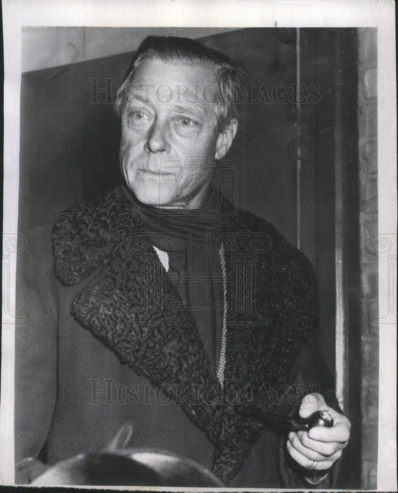 1952 Press Photo Duke of Windsor Arrives in London - Historic Images