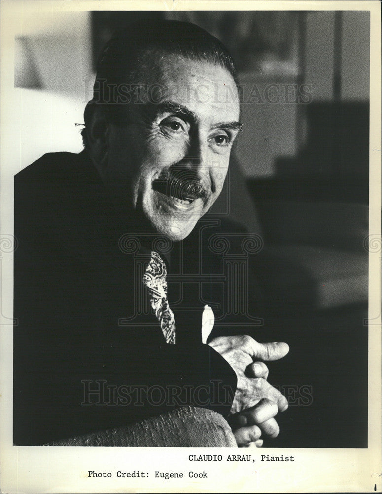 1976 Press Photo Claudio Arrau,musician - Historic Images