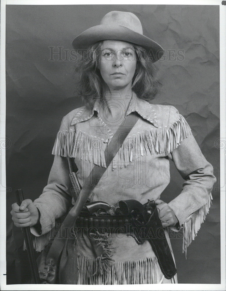 1988 Press Photo Actress Jane Alexander as Calamity Jane - Historic Images