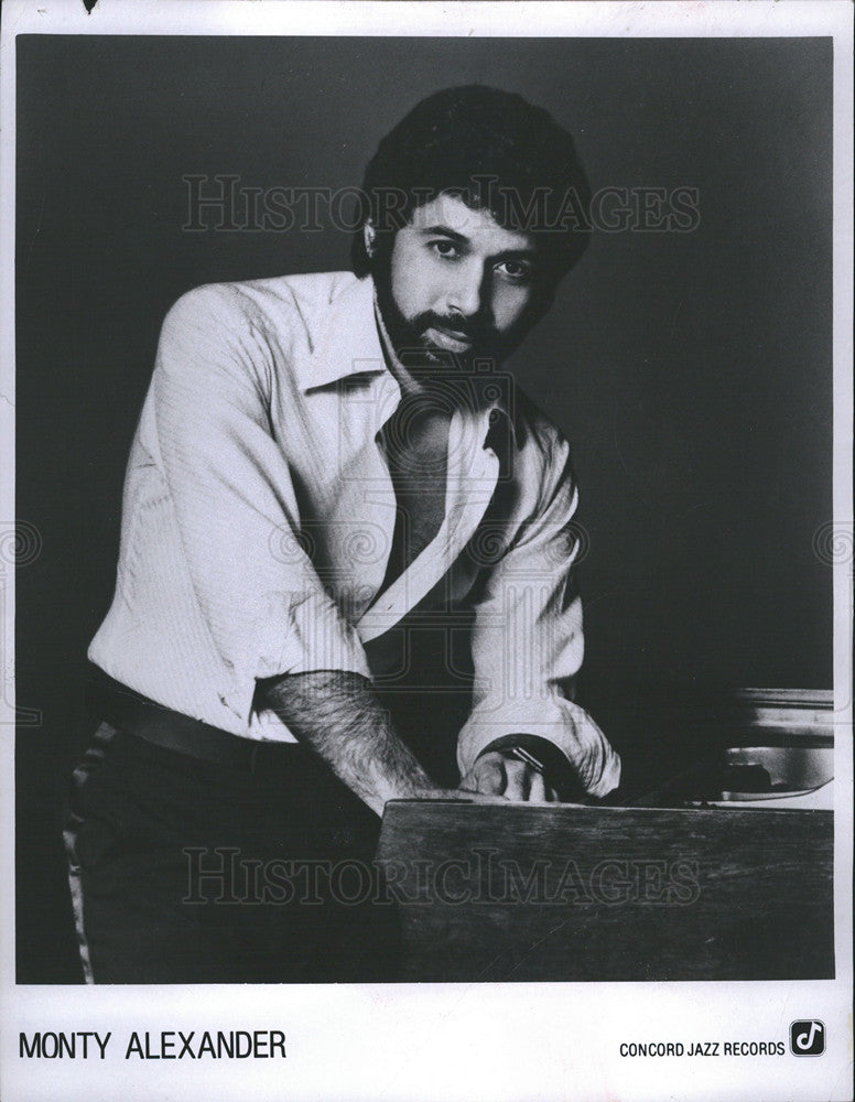 1981 Press Photo Jazz Pianist Monty Alexander - Historic Images