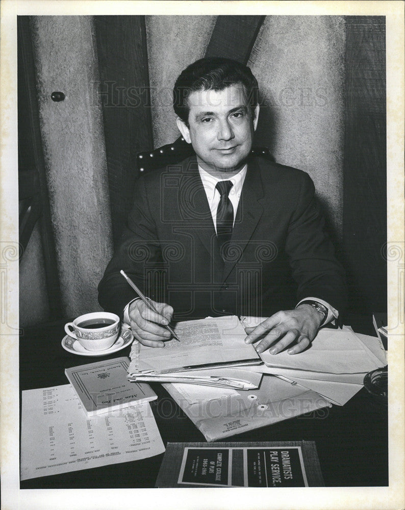 1966 Press Photo Charles Booth,Chicago producer and actor - Historic Images