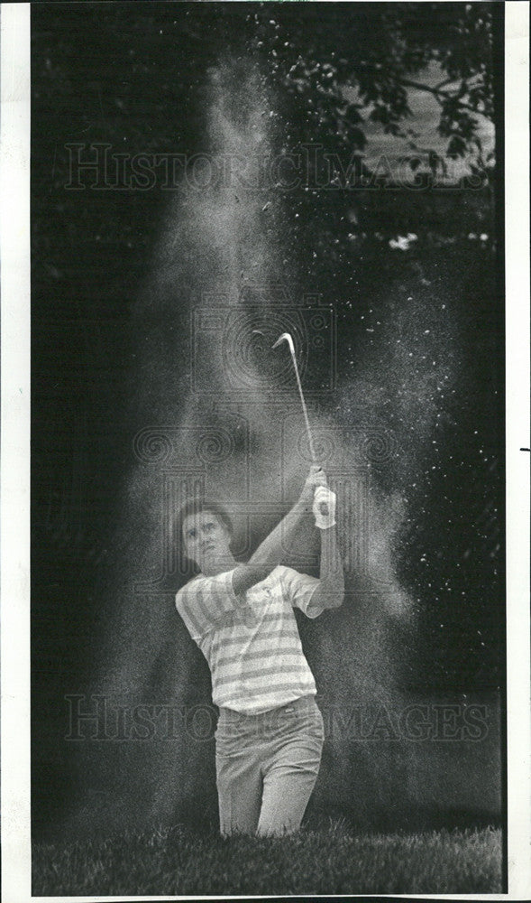 1983 Press Photo Roy Biancalana at Skokie Country Club - Historic Images