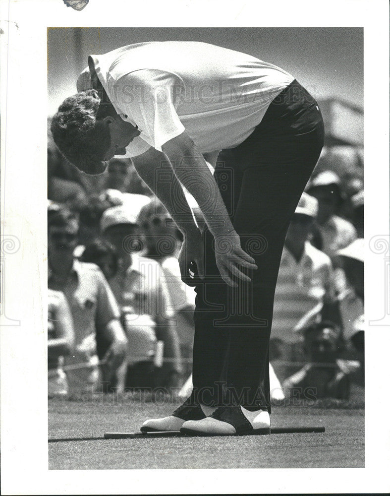 1980 Press Photo Andy Bean at the Butler Natl golf tournament - Historic Images