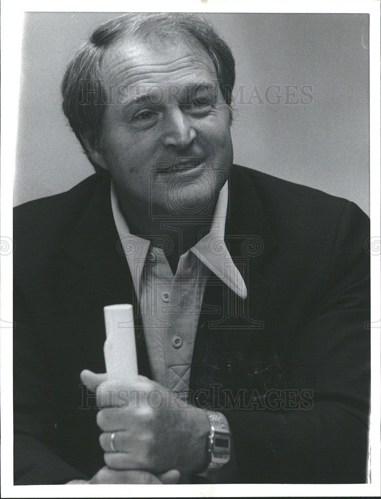 1989 Press Photo mr. Optimism Chuck mell coach - Historic Images