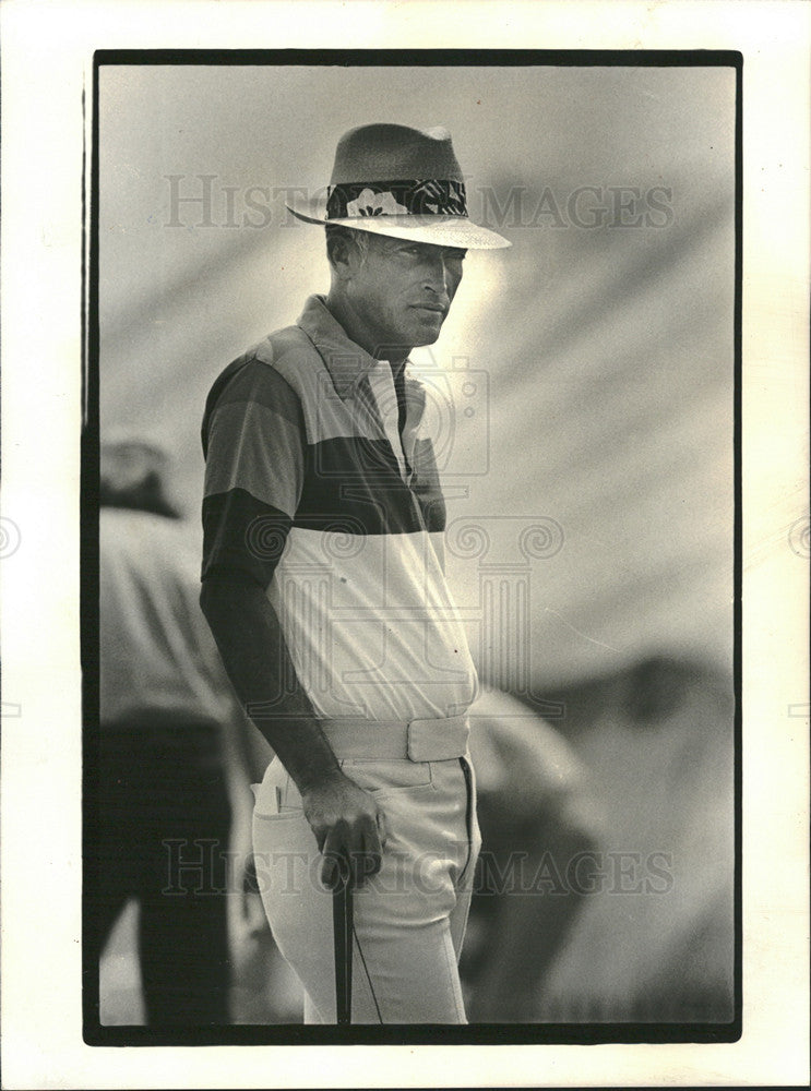 1977 Press Photo Juan Rodriguez in Butler Natl at Oakbroo,Ill - Historic Images