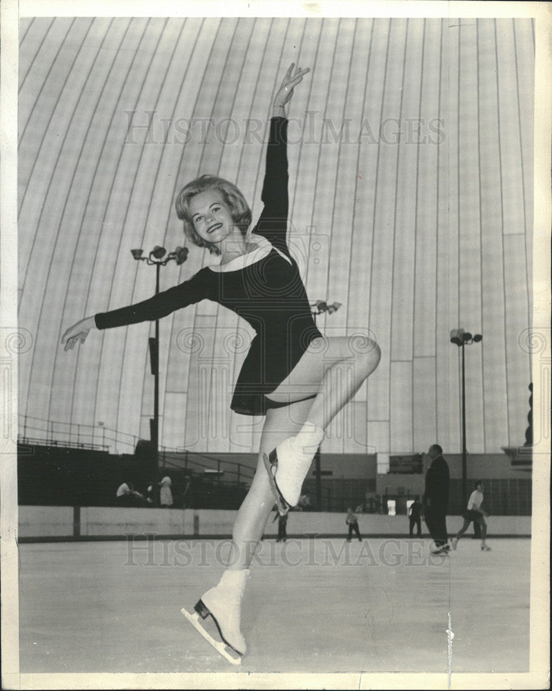 1968 Press Photo Andree Anderson,wins Natl Gold Ice Dance championship - Historic Images