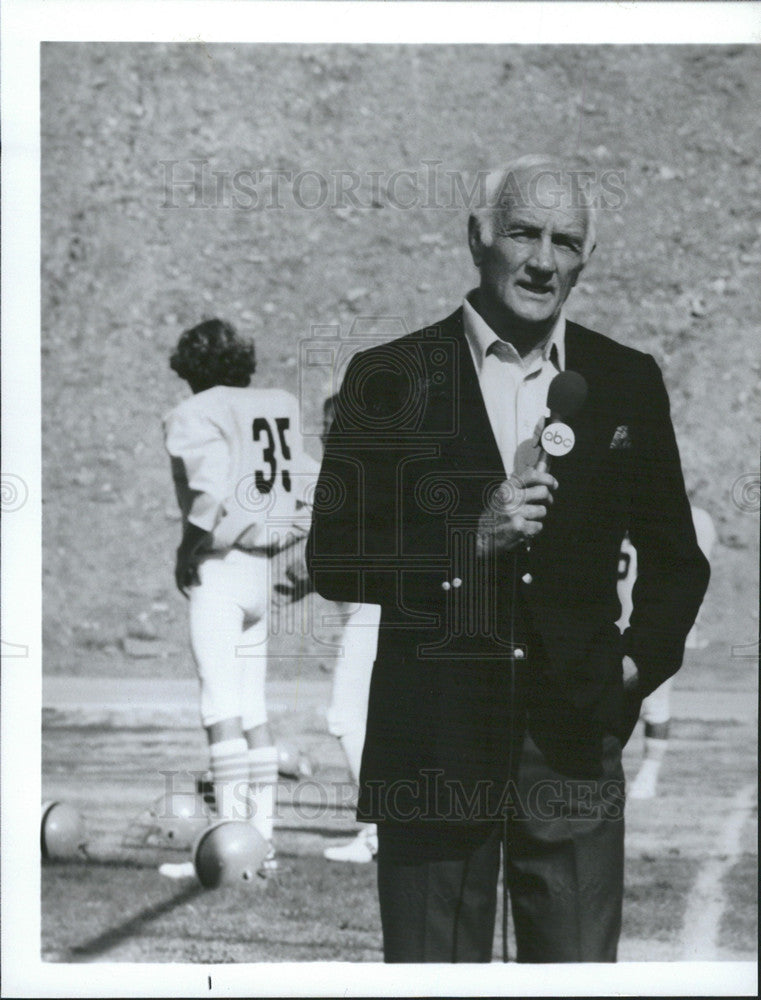 1979 Press Photo Tom Harmon,sportscaster - Historic Images