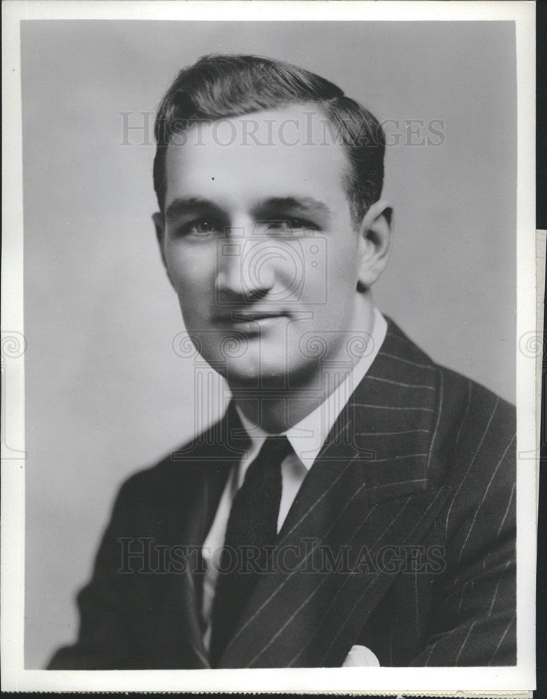 1952 Press Photo Tom Harmon,All American footballer  now sportscaster - Historic Images