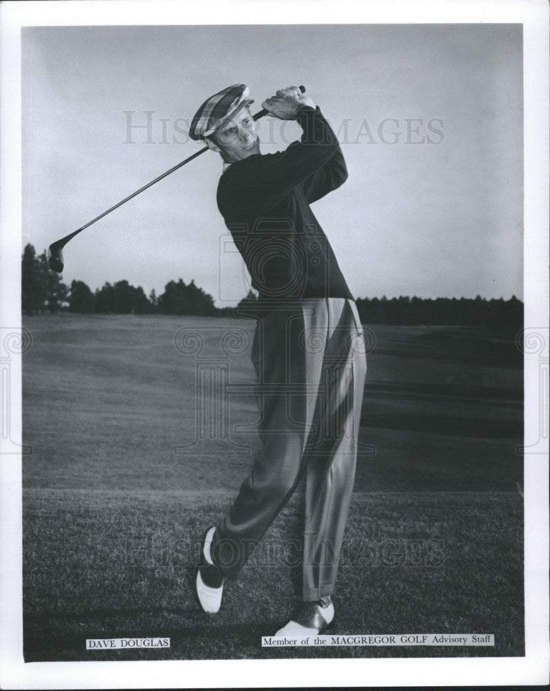 1952 Press Photo Dave Douglas,MacGregor Golf advisory staff - Historic Images