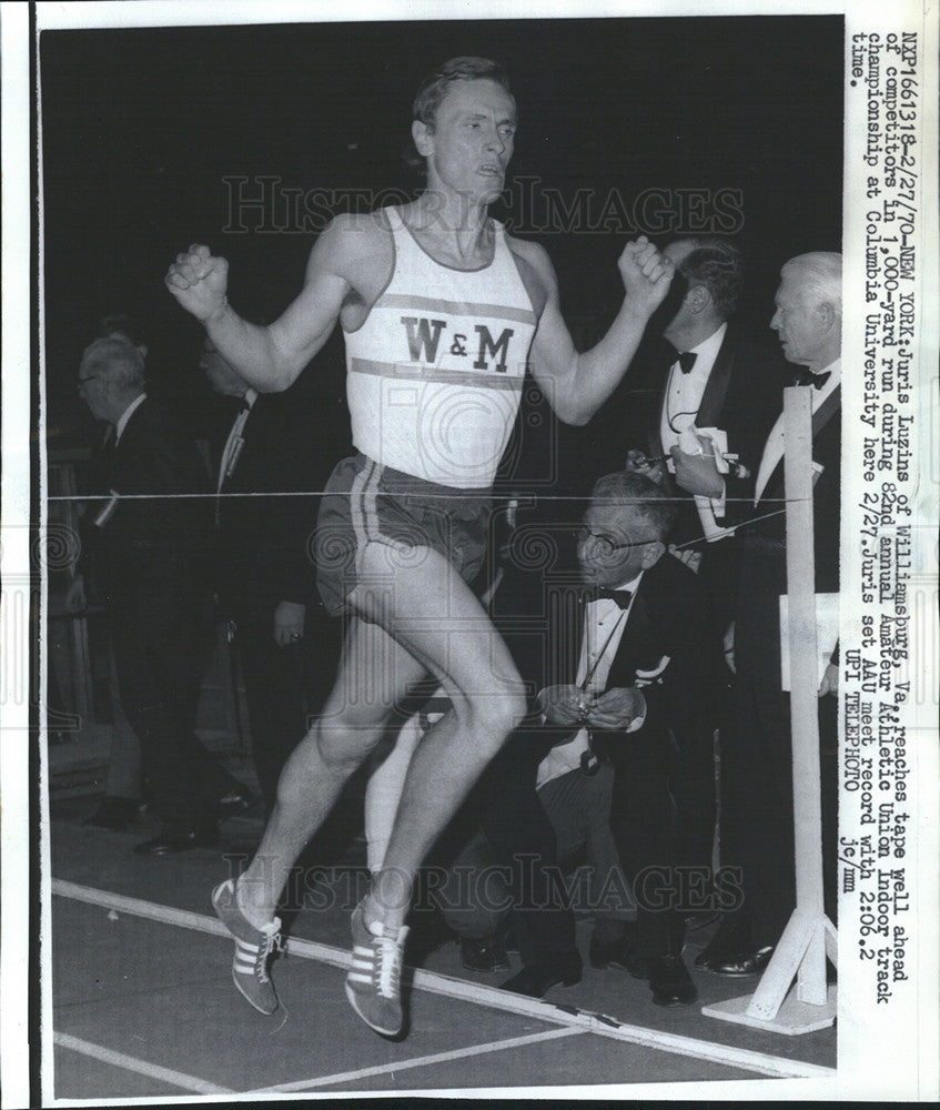 1970 Press Photo Juris luzins race - Historic Images