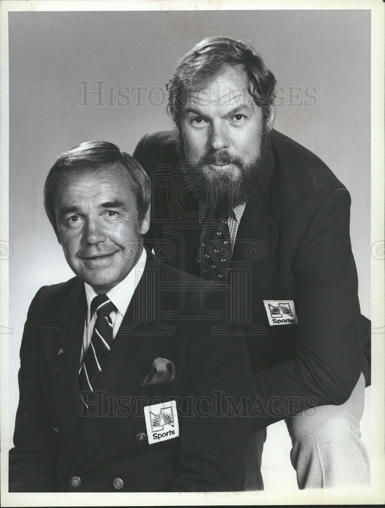 Undated Press Photo TV Sportscasters - Historic Images