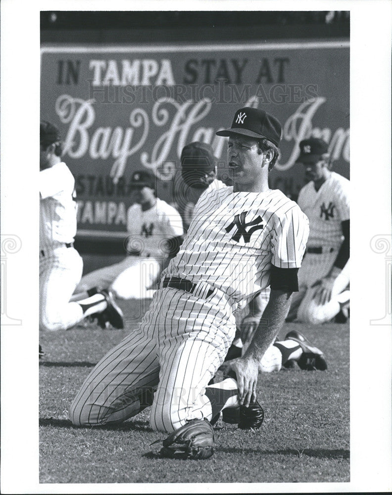 Undated Press Photo Tommy John New York Yankees - Historic Images