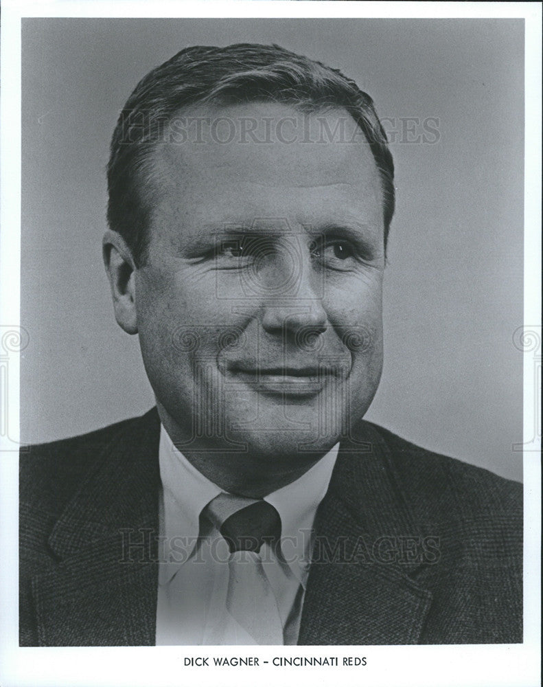 Undated Press Photo Dick Wagner of the Cinncinnati Reds - Historic Images