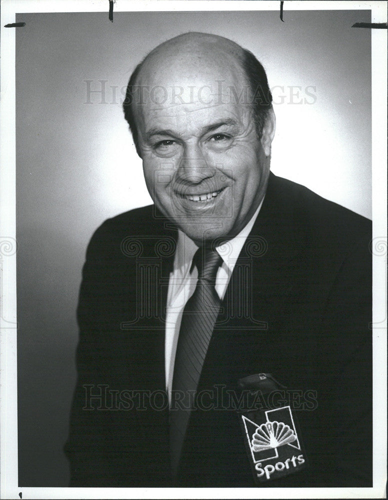1986 Press Photo Joe Garagiola,sportscaster - Historic Images