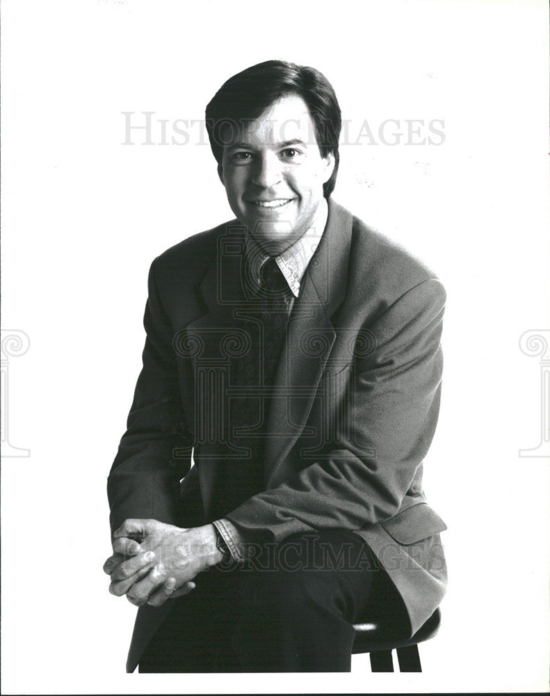 1996 Press Photo Bob Costas &quot;Rags-to-Riches&quot; special - Historic Images