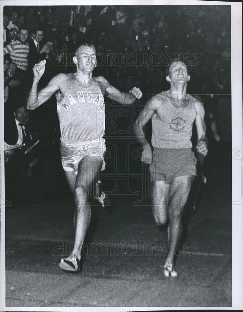 1963 Press Photo Bill Dotson/Jim Irons/Track And Field - Historic Images