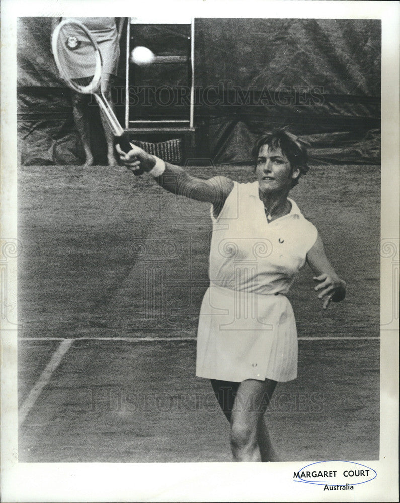 1975 Press Photo Margaret Court of Australia - Historic Images