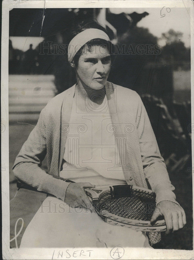 1929 Press Photo Sarah Palfrey/Cricket - Historic Images