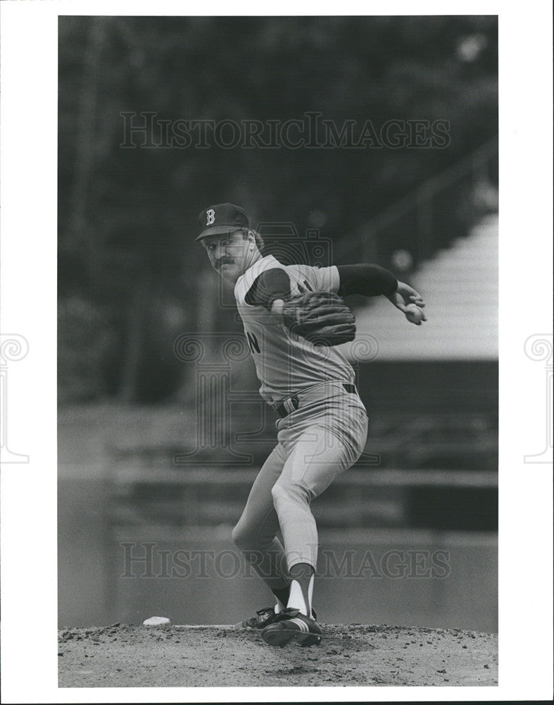 1988 Press Photo Mike Smithson/Boston Red Sox/Baseball - Historic Images