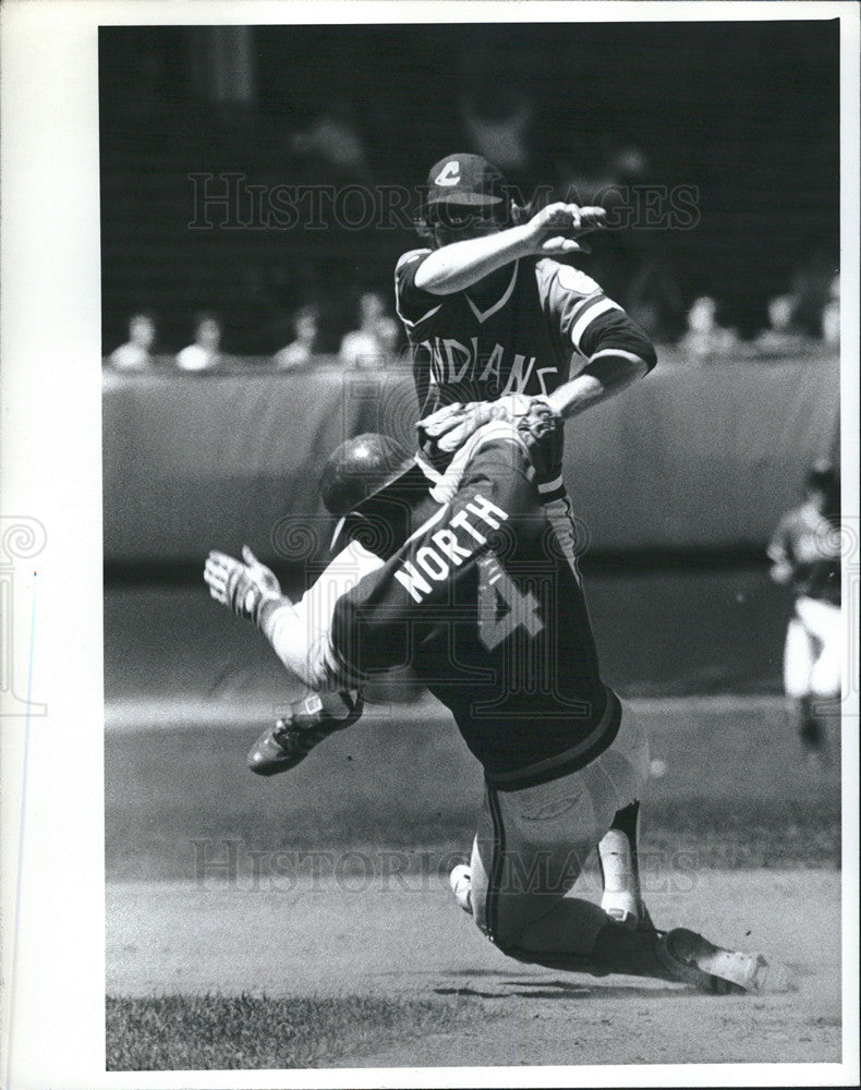Press Photo Bill North of Oakland Athletics - Historic Images