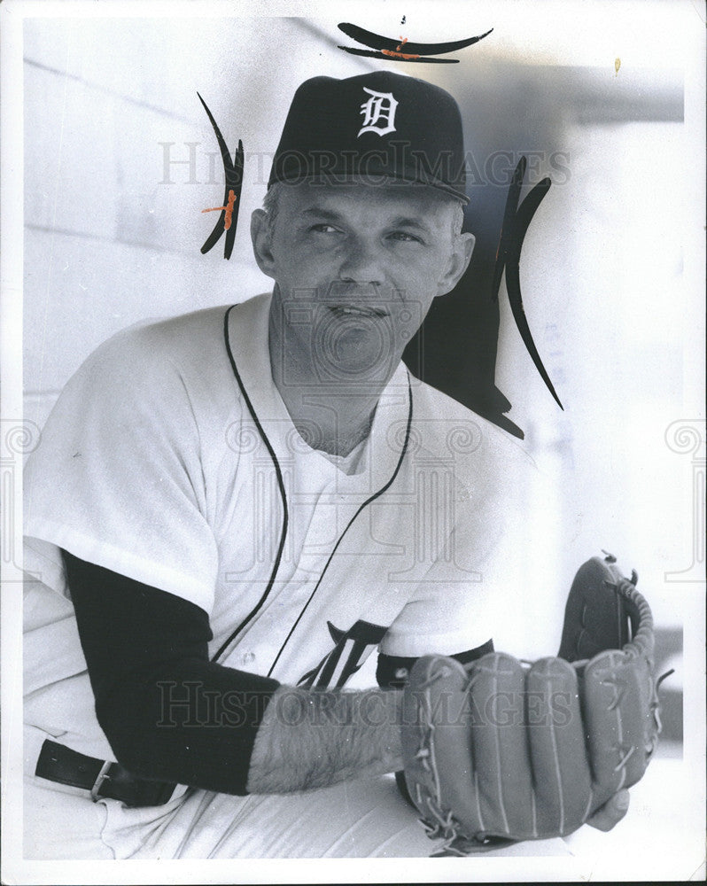 1971 Press Photo Dick Tracewski of the Detroit Tigers - Historic Images