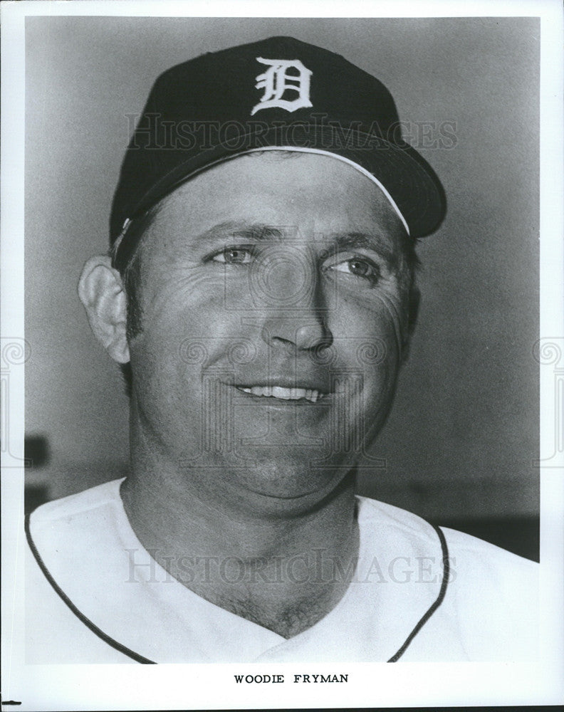 1974 Press Photo Woody Fryman Detroit Tiger - Historic Images