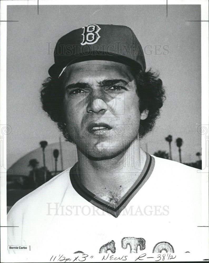 1978 Press Photo Boston Red Sox player Bernie Carbo - Historic Images