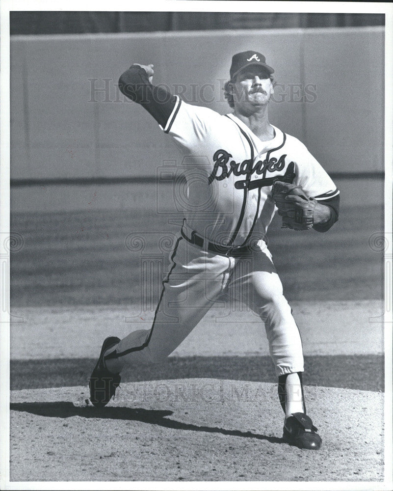 1991 Press Photo Jim Clancy Atlanta Braves Pitcher - Historic Images