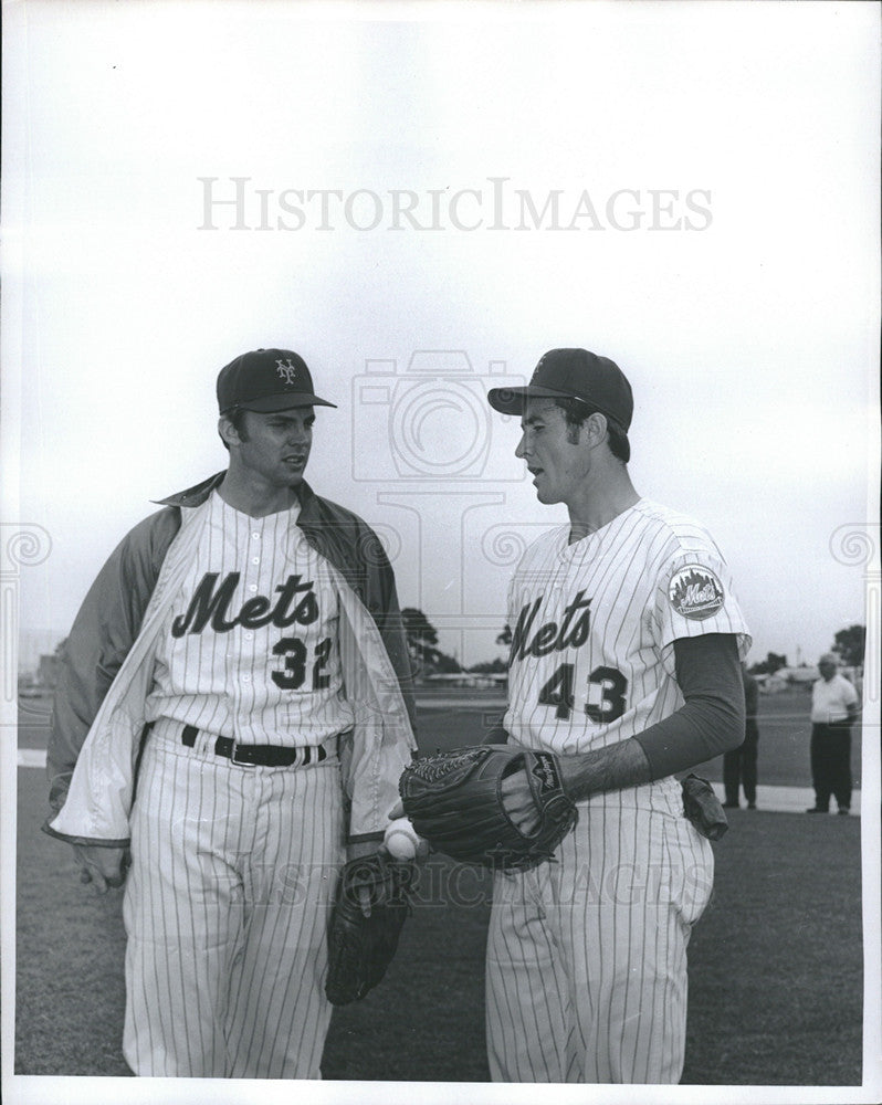 1971 Press Photo Dean Chance Jim McAndrew New York Mets - Historic Images