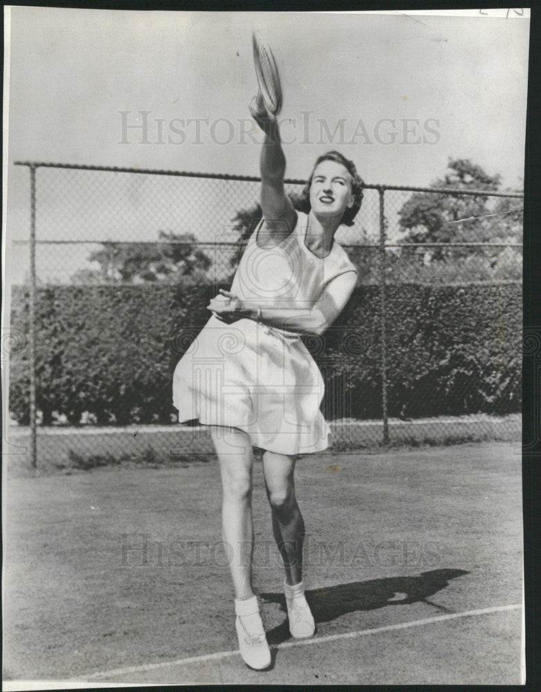 1941 Press Photo England's no 1 tennis player Mary Hardwick - Historic Images