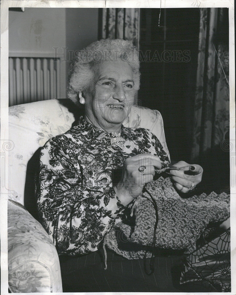 1955 Press Photo Mrs Wightman,Tennis pioneer - Historic Images