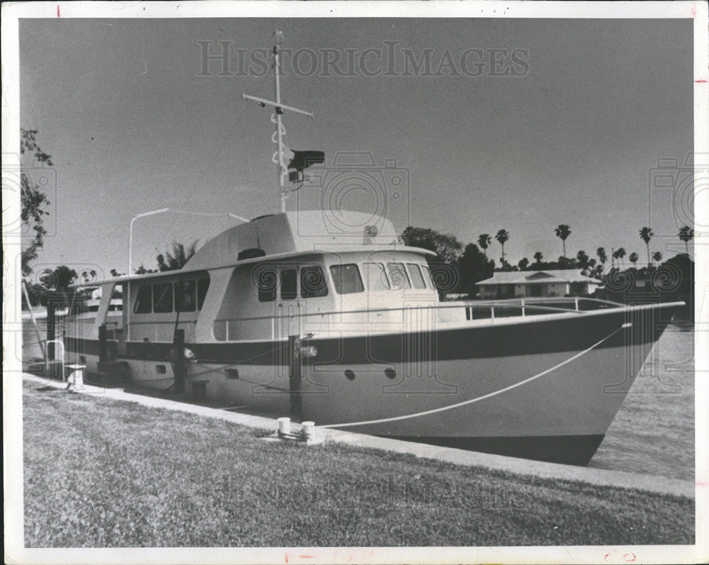 1970 Press Photo boat tampa Spring - Historic Images