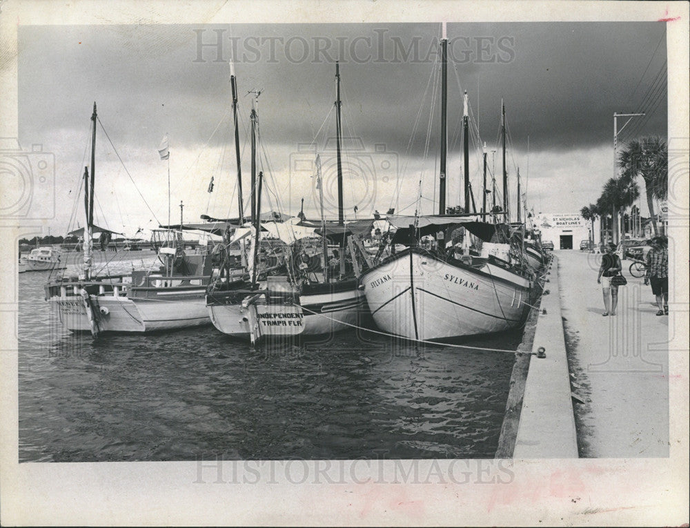 1968 Press Photo Tarpon springs Fleet - Historic Images