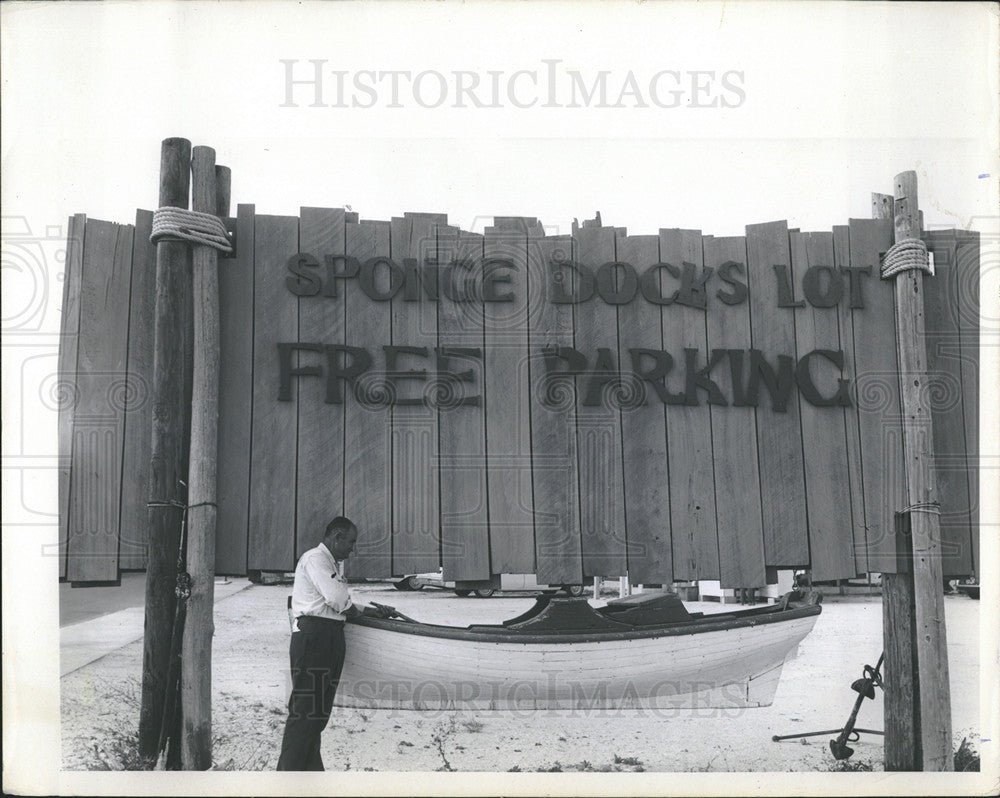 1966 Press Photo Tarpon Springs Sponge decks - Historic Images