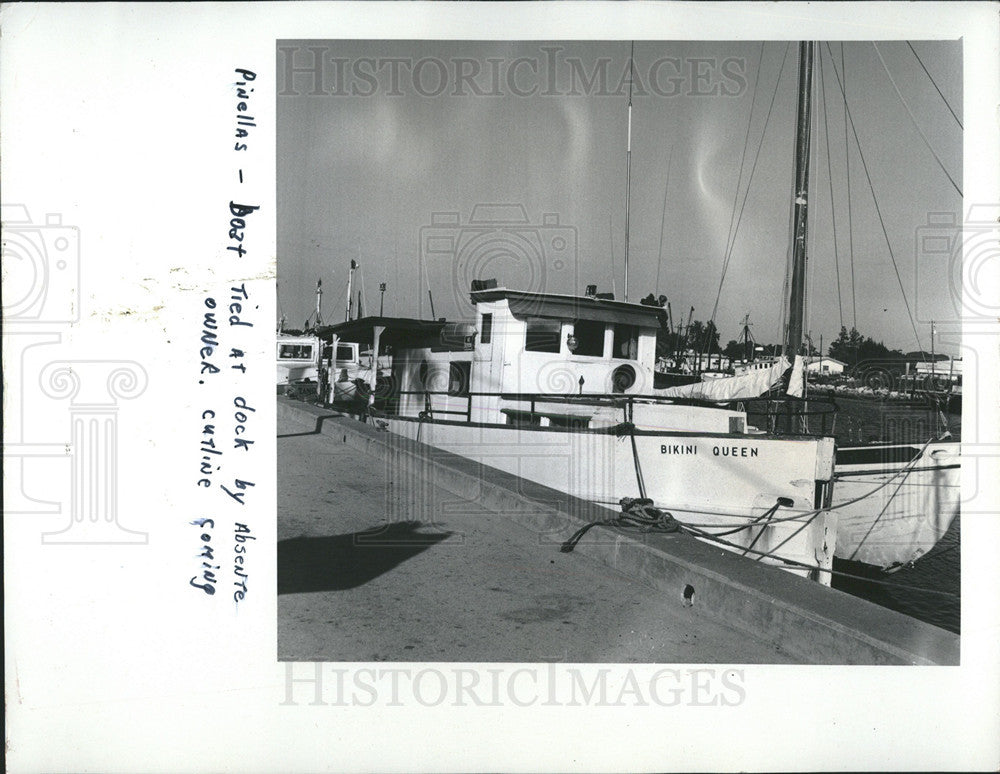 1971 Press Photo Tarpon Springs Sponge Docks. - Historic Images