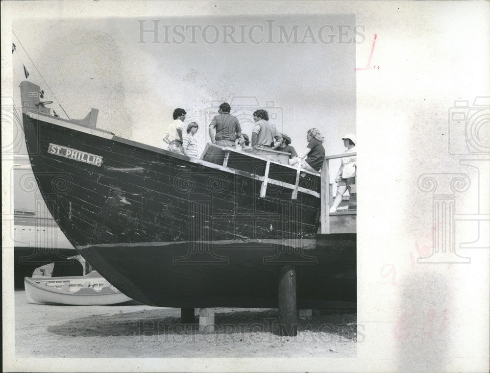 1971 Press Photo Sponge Docks in Tarpon Springs,Fla - Historic Images