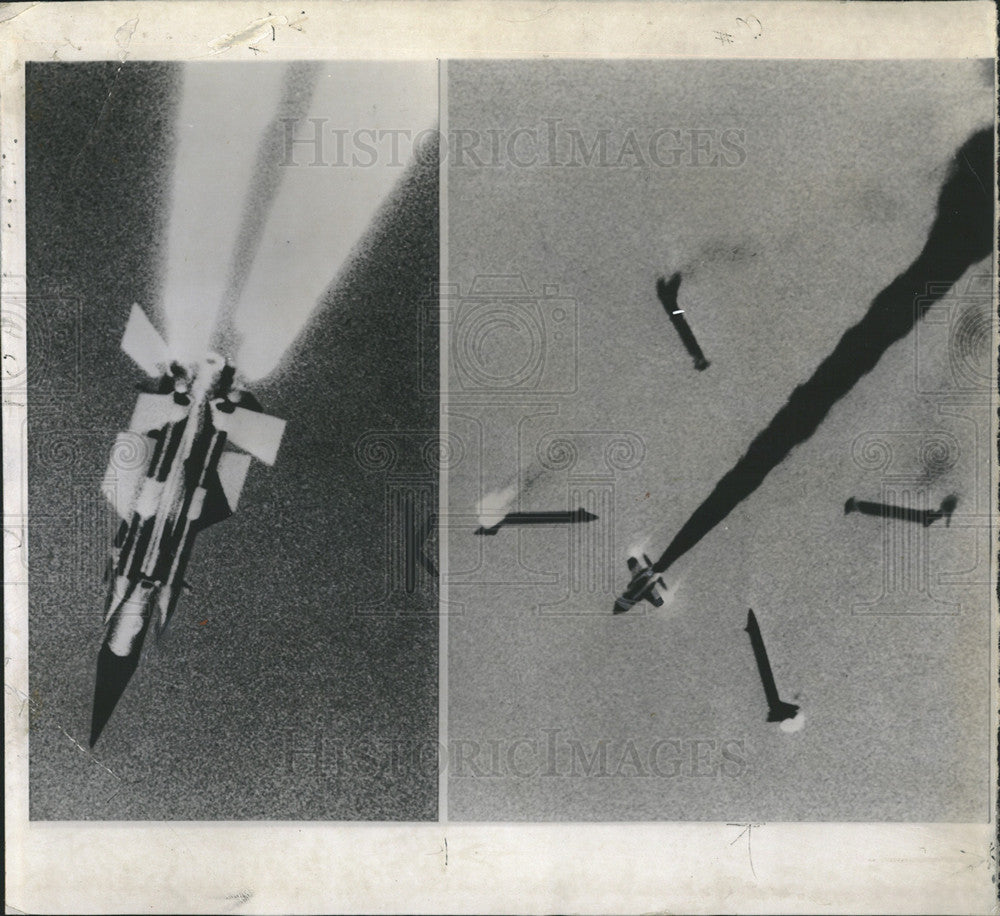 1957 Press Photo British missle tests - Historic Images