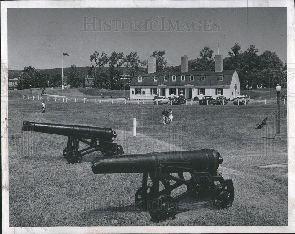 1958 Press Photo Fort Anne Nova Scotia well preserved as museum - Historic Images