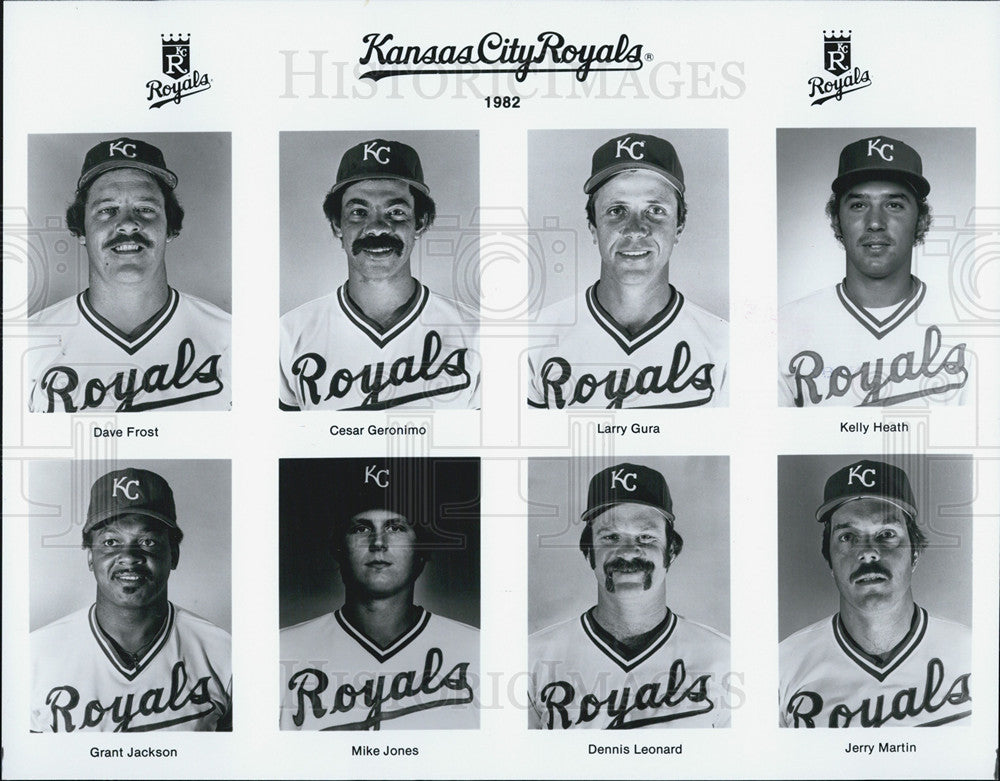 1982 Press Photo Kansas City Royals baseball team. - Historic Images