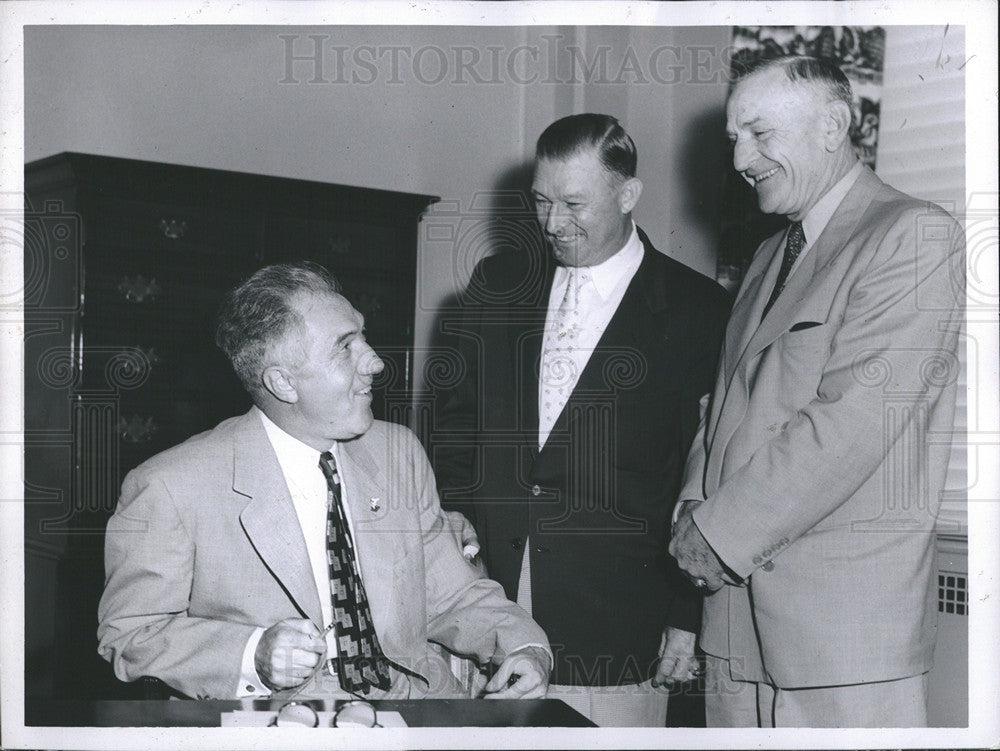 1953 Press Photo Frich Dressen Stengel - Historic Images