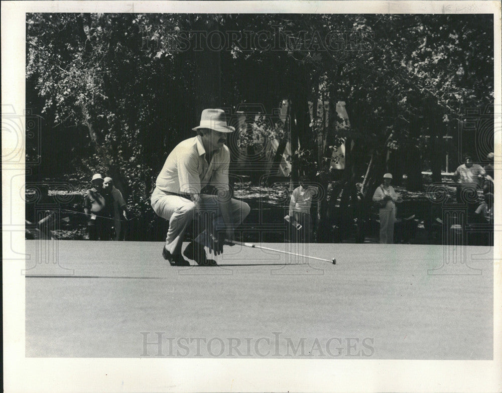 1985 Press Photo Gary McCord at Butler Natl golf tournament - Historic Images