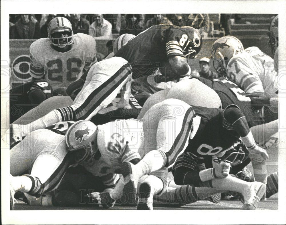 1980 Press Photo Evans scores Bears first TD - Historic Images