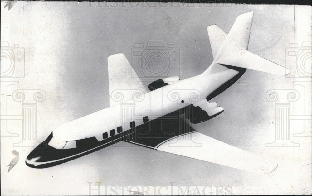 1957 Press Photo Lockheed Aircraft&#39;s &quot;Jetstar&quot; 10-Passenger Utility Transport - Historic Images