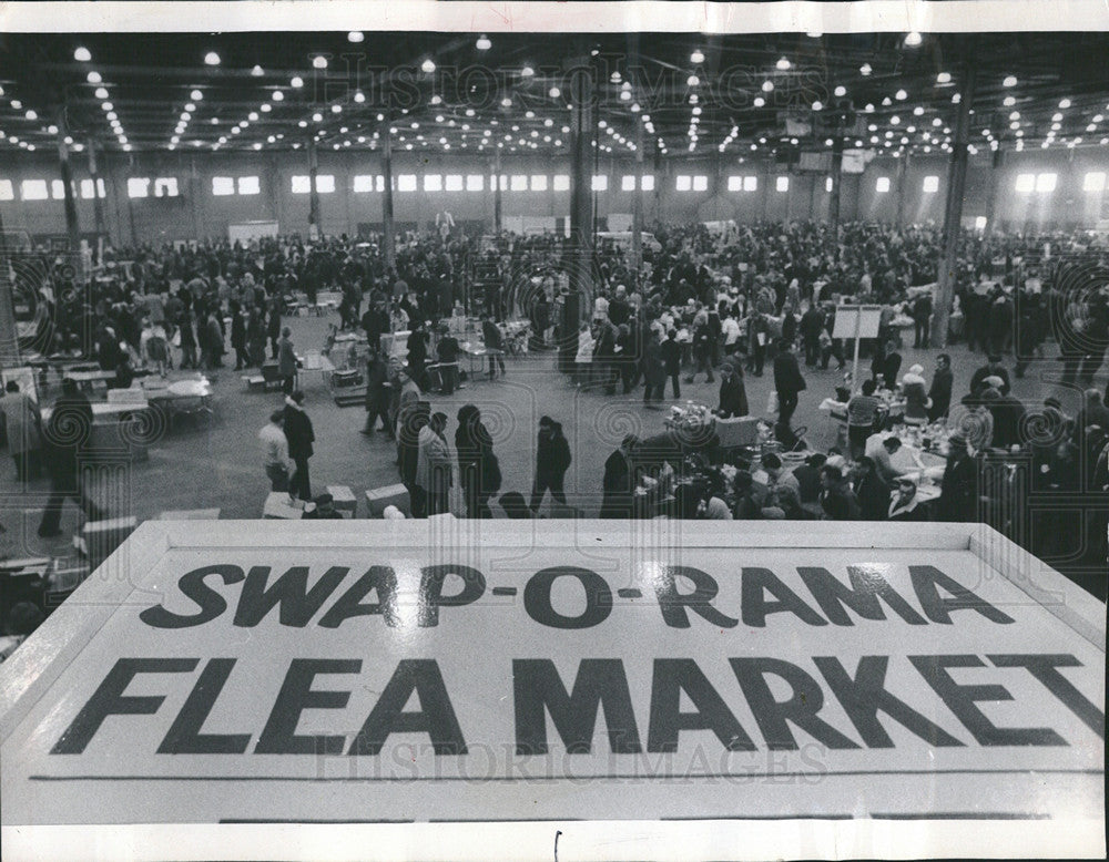 1973 Press Photo worlds Largest flea market - Historic Images