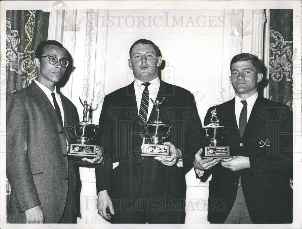 1965 Press Photo BYU athletes C.Johnson,E. Meixler,T Ross - Historic Images